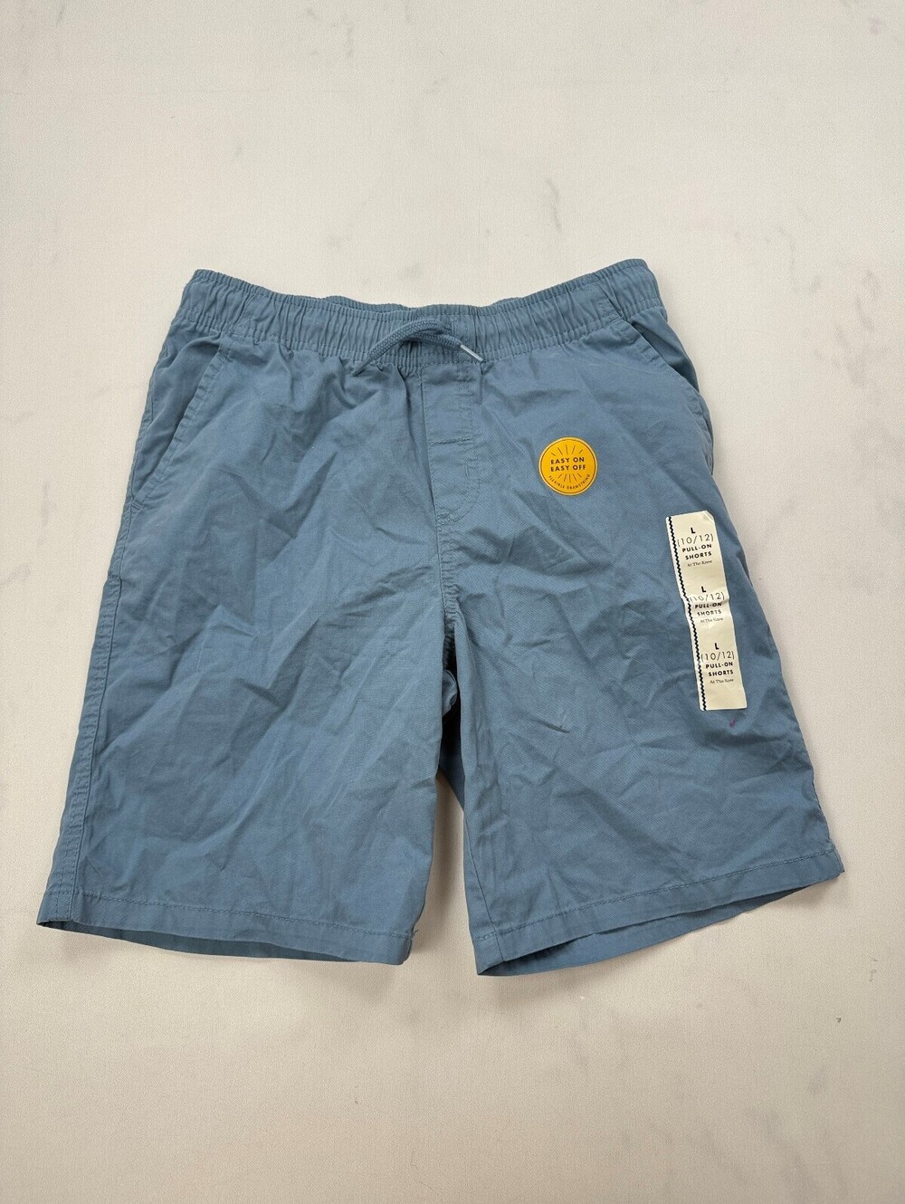 Cat & Jack Bermuda Shorts Light Blue Current Adjustable - Boys L (10/12)